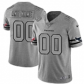 Nike Texans Customized 2019 Gray Gridiron Gray Vapor Untouchable Limited Jersey,baseball caps,new era cap wholesale,wholesale hats